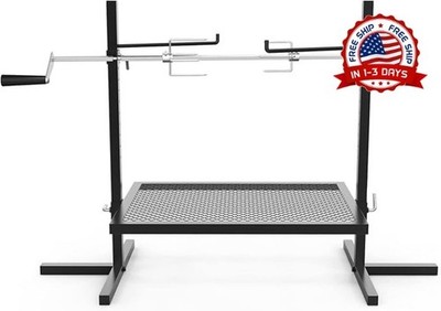 Parrilla Resistente 70x40 Cm | Varillas De 4 Mm | Galvanizada Y Con Asas – Ideal Para Barbacoas Y Hogar