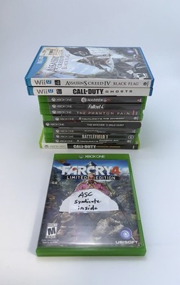 Huge Xbox One Game Lot + Wii U + Xbox 360 (13 Games) + 1 Empty Case Included