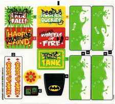 LEGO STICKER SHEET 1 ONLY FOR 76035 JOKERLAND to set New  Genuine M