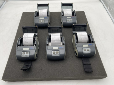 Lot of 5 TSC Alpha-3RB Mobile Thermal Receipt Barcode Printer Bluetooth USB