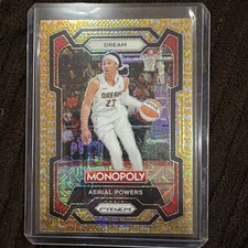 2024 Panini Prizm Monopoly WNBA - Aerial Powers Millionaire Gold Mojo Prizm /500