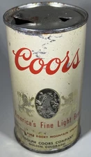Coors IRTP 12 Oz EMPTY Flat Top Beer Can