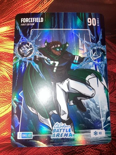 2026 Bo Jackson Battle Arena 1st Ed. Forcefield Chillin' Battlefoil #CHILL-127
