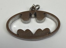 Vintage Official DC Comics Batman 2 Tone Pendant