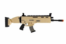Fortnite SCAR Gun Prop/Replica – 3D – Cosplay Ready – Solid & Heavy – Tan/Black