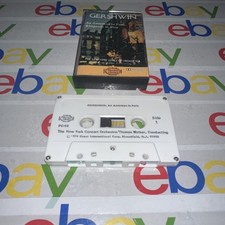 An American in Paris Rhapsody in Blue GERSHWIN Cassette Tape