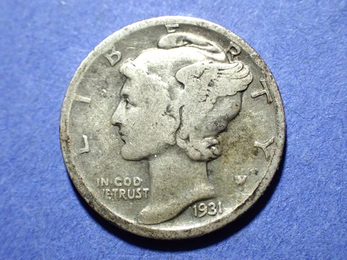1931-D Mercury Dime  Good