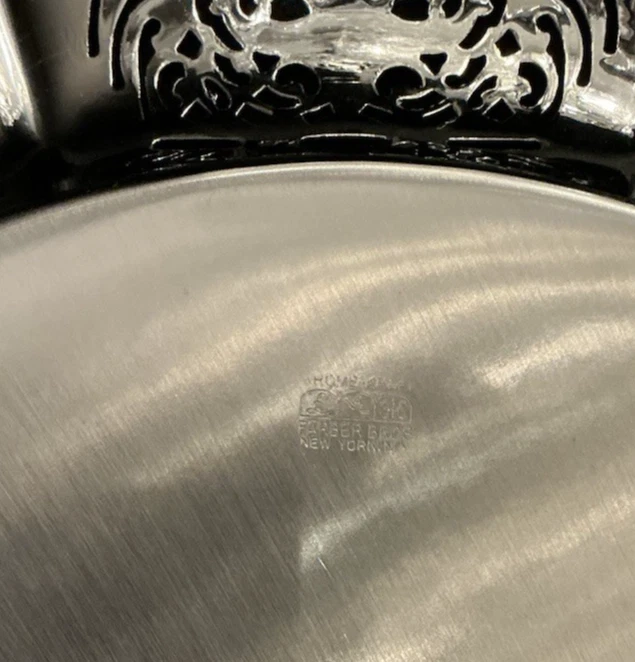 Vintage Set of 2 Krome Kraft Farber Bros 15.5" Serving Trays *LOVELY* - Image 2 of 3