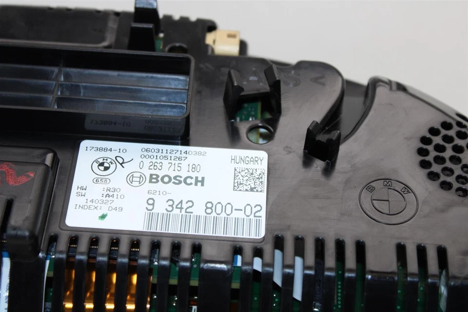 Used Speedometer Gauge fits: 2014 Bmw 750I cluster analog gasoline MPH w/head-up - Image 4 of 4