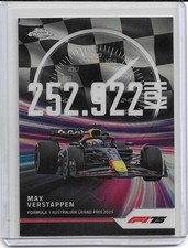 2025 Topps Chrome Formula 1 Racing Max Verstappen Top Speed Insert #TS-1