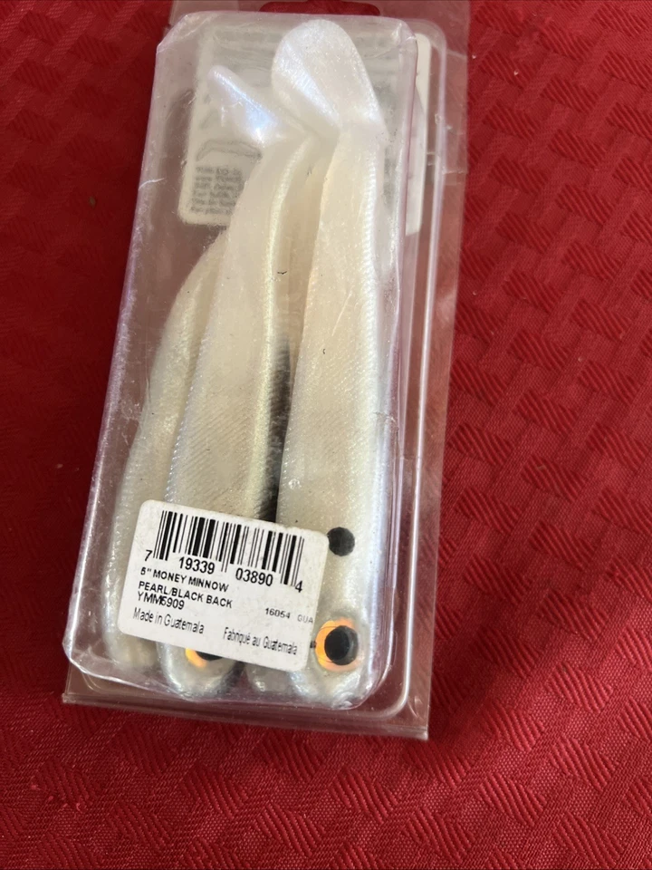 Yum Ymm5909 5" Dinero Minnow Perla/Negro Espalda Foto 4 de 4