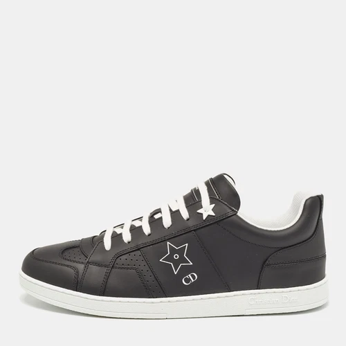 Baskets basses Dior en cuir noir/blanc Ors taille 40