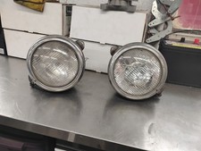 Vintage Guide 682-c Style Headlights Headlamps W Top Marker Lights Hot Rod Rat