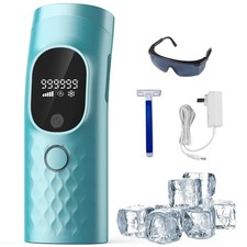 Laser IPL Hair Removal Device for Women  Men - Permanent Painless Ice Cooling
