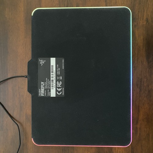 Razer Firefly Hard Edition gaming mouse mat / mouse pad - RGB Chroma Synapse - Photo 5/6