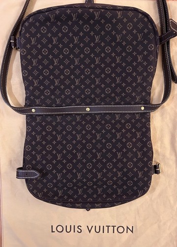 Louis Vuitton Saumur 30 Mini Lin marrón | Bolso bandolera vintage | ¡Excelente estado! - Imagen 9 de 24