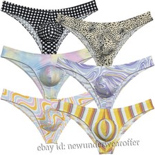 Men's Mini Bikini Briefs Underwear Male Pouch Hipster Jockstrap Lingerie Panties