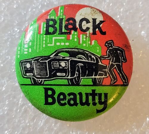 Vintage 1966 Green Hornet "Black Beauty" 7/8 Diameter Pin Pinback Button - Afbeelding 1 van 2