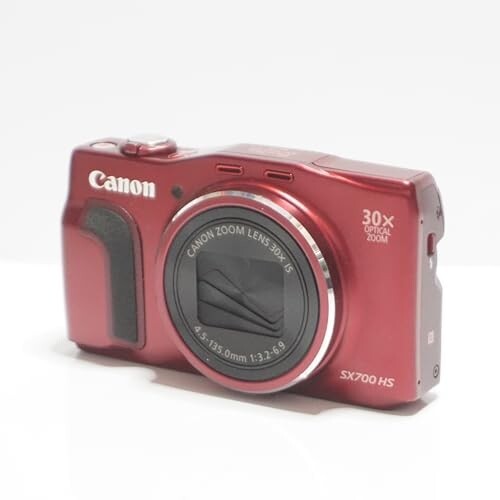 Canon PowerShot SX700 HS Red 16.1MP Digital Camera 30x