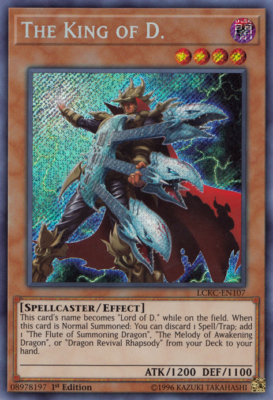 The King of D. LCKC-EN107 Secret YUGIOH Legendary Collection Kaiba