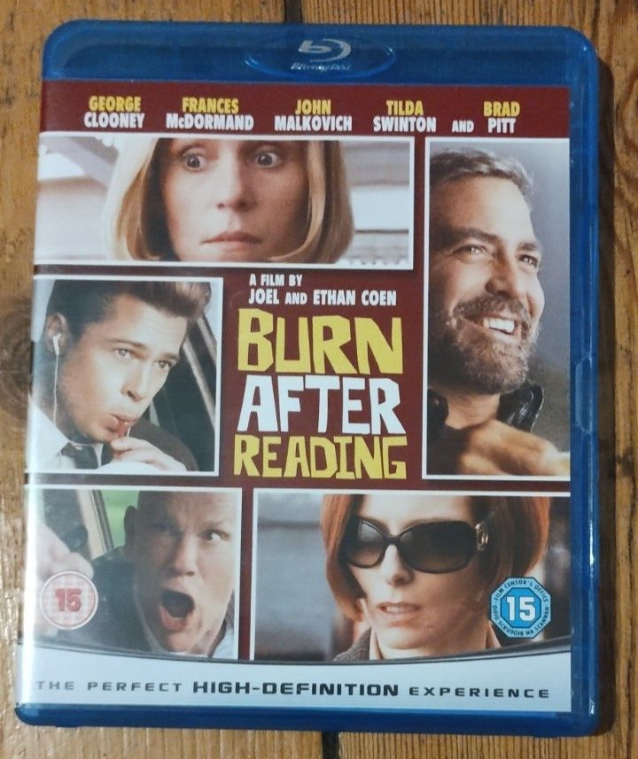 Burn After Reading Blu-Ray (2009) George Clooney, Coen