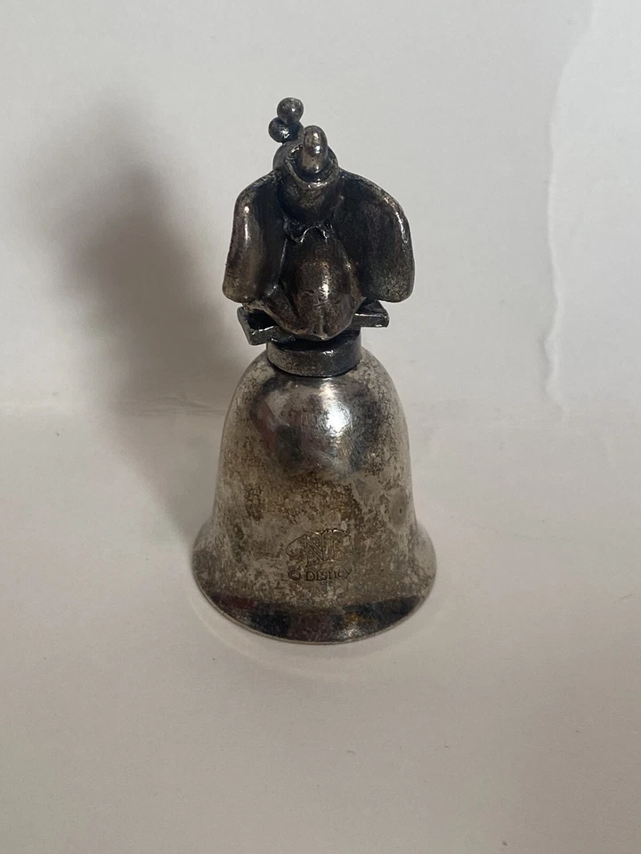 New England Collector's Society Plateado Disney Bell Dumbo El Elefante Foto 3 de 4