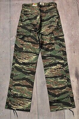 Men's VTG 80s NOS Gung Ho Tiger Stripe Camo Pants Sz 29.5x33 Men's VTG 80s NOS Gung Ho Tiger Stripe Camo Pants Sz 29.5x33