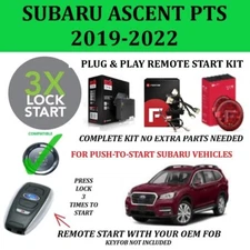 Remote Starter Kit for SUBARU ASCENT 2019-2022 PUSH START Plug & Play 3X Lock