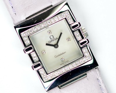 OMEGA Constellation Quadra Quartz 21mm 