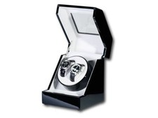 Uhrenbeweger "Penta" 2 Uhren Klavierlack LCD-Display