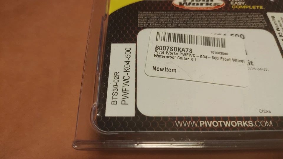 04-05 川崎 KX250F 枢轴工作前轮轴承密封项圈套件  — 第 3/3 张图片