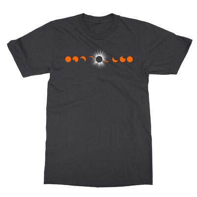 Total Solar Eclipse Phases Sun Moon Blackout Darkness Unisex T-Shirt