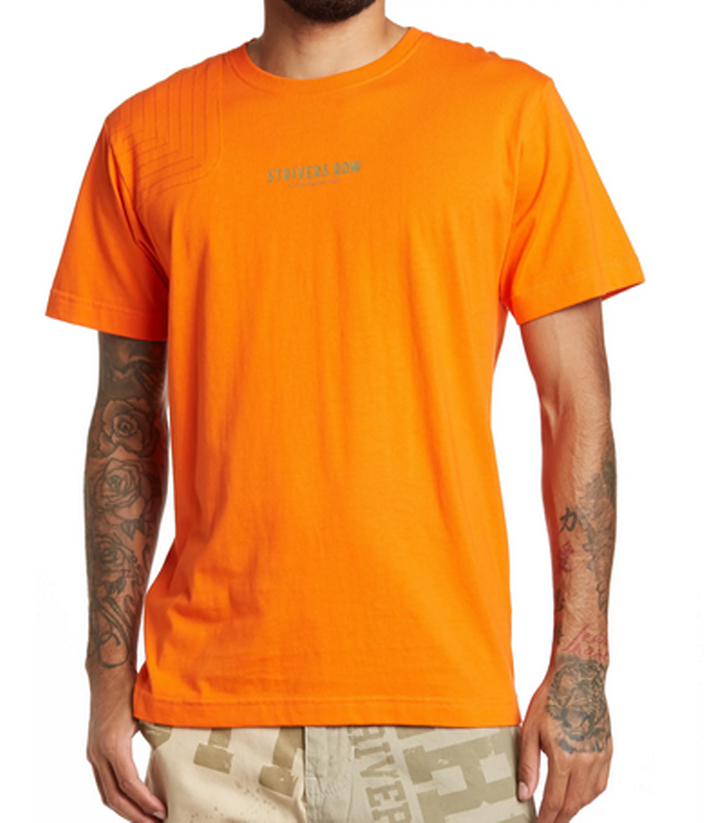 FILA T shirt girocollo STRIVERS ROW Sportster Scarlet Ibis S nuova con etichetta $66