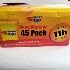 Hand Warmer Super long Lasting Sport Temp Pack Hot 11 Hours Heat 45 Count