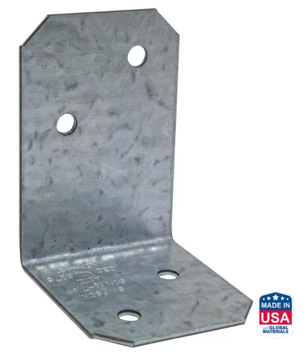 Simpson Strong-Tie 2 Zoll x 1-1/2 Zoll x 1-3/8 Zoll ZMAX Winkel verzinkt - Bild 1 von 9