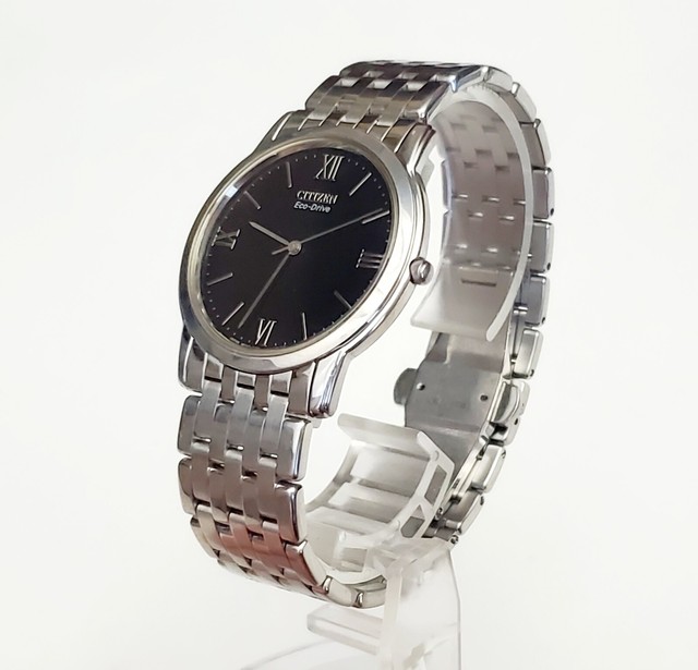 Citizen Eco-drive Stiletto Black Dial 