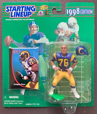 1998 Football Edition Starting Lineup Orlando Pace Figure for sale