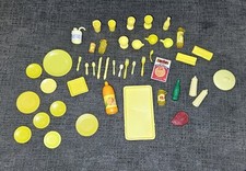 Lot of Vintage Barbie Kitchen Food Items Dollhouse Size
