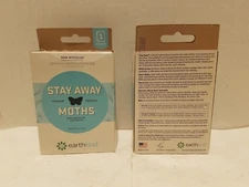 Earthkind REPELLENT MOTH Stay Away Essential Oil Repellent LOT OF 4