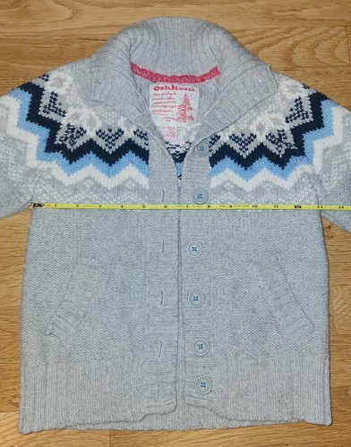 OshKosh Vintage Kids Unisex Sweatshirt Sz 7 - girl, boy, 90s, retro - Picture 8 of 9