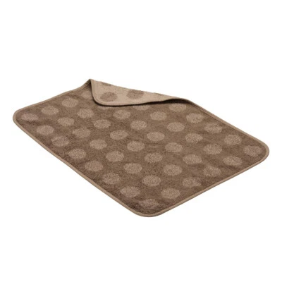 Leander Topper Handtuch für Wickelauflage Matty - dots mocca - braun - NEU !