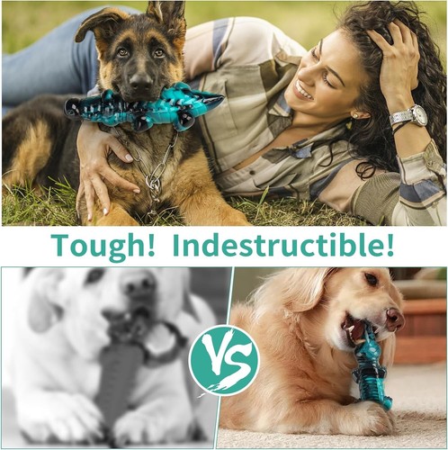Juguetes Masticables para Perros Fuertes, Duraderos e Indestructibles- Cocodrilo - Picture 11 of 14