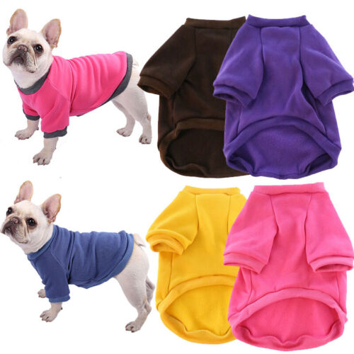 Animal Polaire Vêtements Chiot Chien Chaud Pull Manteau Taille S Yorkshire * - Afbeelding 1 van 20