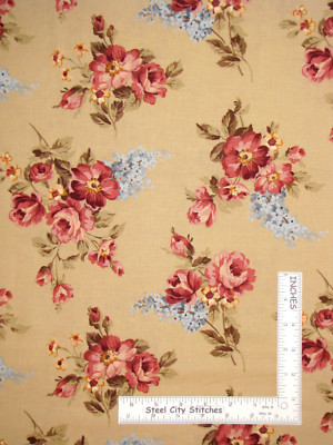 Petal Floral Flowers Pink Rose Cotton Fabric Timeless Treasures C1890 ...
