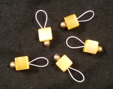 Beaded Stitch Markers -5 pieces -Size US 0-5 -Great GIFT for a knitter