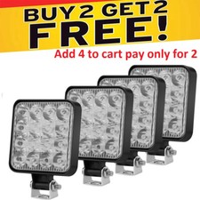 12v Led Work Light Bar Flood Spot Lights Driving Lamp Offroad Car Truck Suv