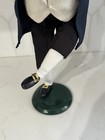Byers Choice Ltd Caroler Mr Fezziwig Dancing Blue Coat Black Pant 2000 13” — photo 3