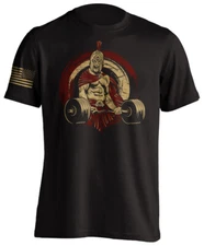 Molon Labe Spartan Warrior Fitness Body Building Short-Sleeve T-Shirt Gym USA 