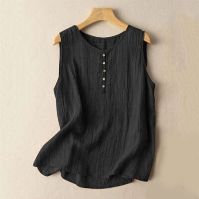 PAIDAXING Canotte Da Donna In Raso Di Seta Senza Maniche Con - Foto 7