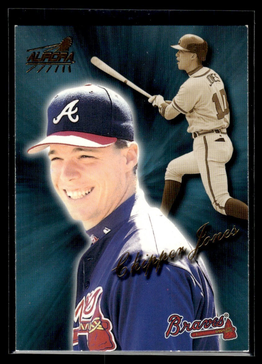 1999 Pacific Aurora Chipper Jones HOF Atlanta Braves
